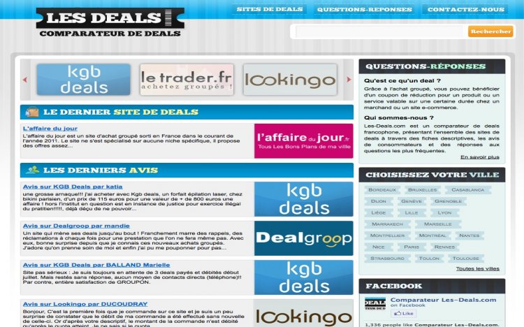 Les-deals : comparateur d'achat groupé les-deals-:-comparateur-d