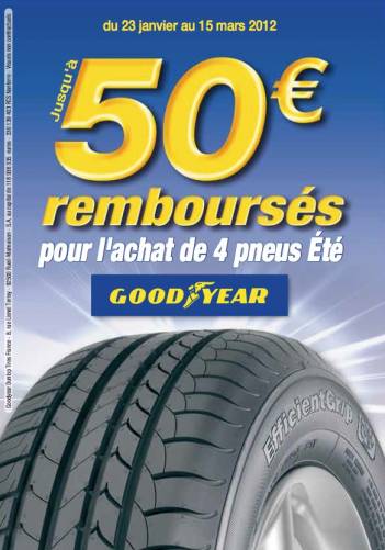 pneus été promo feu vert good year pneus été promo feu vert good year : 50? remboursés