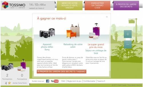 le jardin des secrets tassimo cadeaux à gagner dans le jardin des secrets tassimo