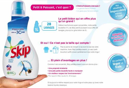skip petit skip petit puissant 100 remboursé