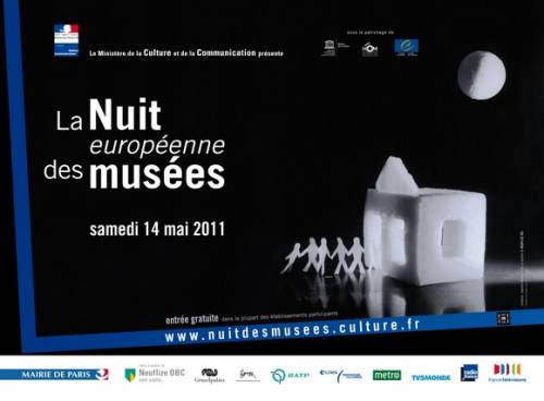 la nuit européene des musées affiche la nuit européene des musées