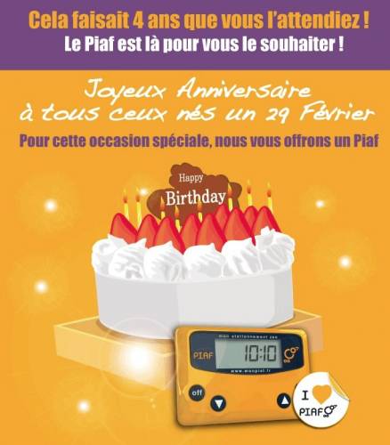 piaf gratuit piaf gratuit pour les personnes nées le 29 février