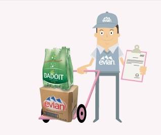 evian livré chez vous livraison gratuite pack evian eau
