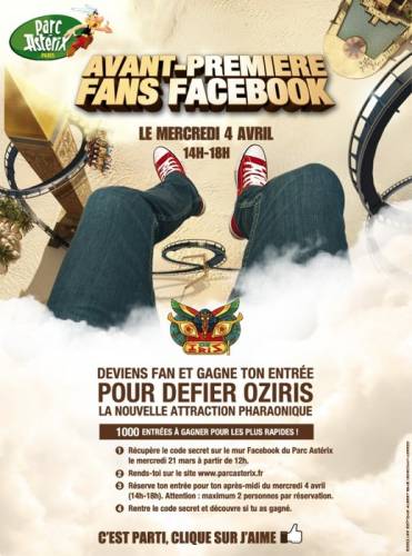 parc astérix places gratuites parc astérix avant première 1000 places gratuites