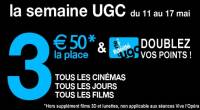 la semaine ugc la semaine ugc : la place de cinéma à 3,5 euros