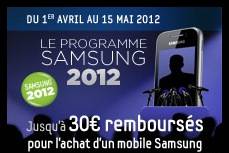 offre de remboursement samsung samsung remboursement le programme 2012