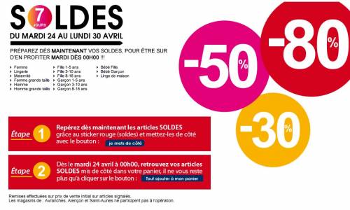 soldes kiabi avril 2012 soldes flottant kiabi du mardi 24 au lundi 30 avril 2012