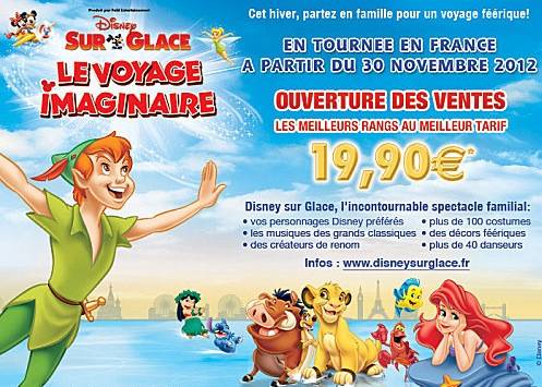 disney sur glace 2012 le voyage imaginaire disney sur glace 2012 place à 19,9?