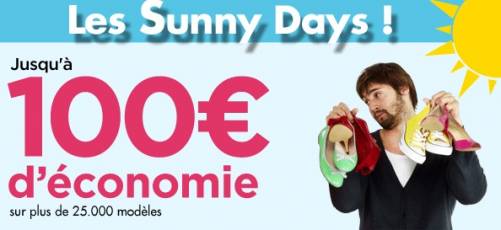 sunny days de sarenza 2012 sarenza sunny days 2012 jusqu'à 100? de réduction et d'économie sur vos paires de chaussures