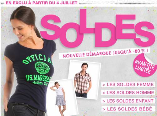 la deuxième démarques sur les soldes d'été 2012 avec toujours plus de réductions dans les magasins et sur le web