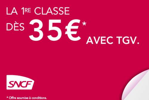 tgv la 1ère classe été 2012 la 1ère classe dès 35? avec tgv pendant l'été 2012