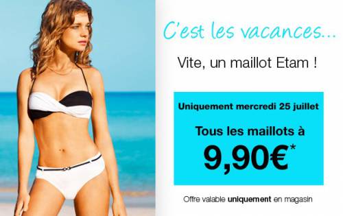 bon plan maillot de bain été 2012 etam tous les maillots de bain été 2012 à 9,9?