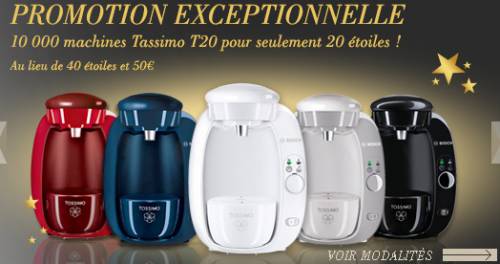 tassimo gratuite 10 000 tassimo gratuites avec collectionnez les étoiles