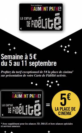 bon plan places cinéma moins chères gaumont pathé bon plan places cinéma moins chères gaumont pathé à 5? du 5 au 11 septembre 2012