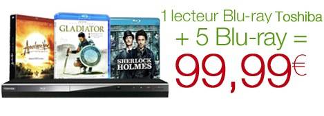 blu-ray platine offre platine blu-ray toshiba
