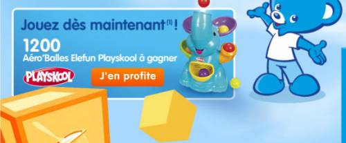 gagner 1200 aéroballes elefun playskool gagner gratuitement 1200 aéroballes elefun playskool avec nestlé