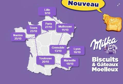 tournée milka 2012 tournée milka 2012 en france dégustations gratuits : les dates, adresses et lieux