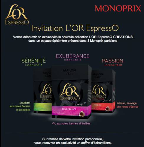 l'or espresso coffret dégustation gratuit l'or espresso coffret dégustation gratuit échantillons