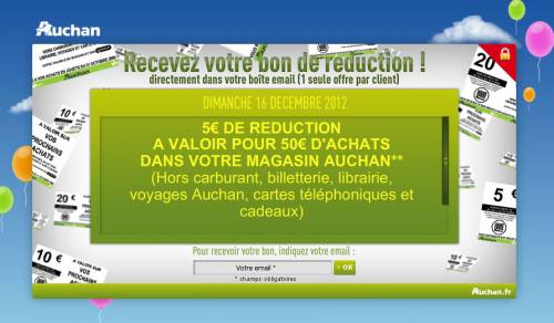 bon de réduction auchan bon de réduction auchan 5? offerts le dimanche 16 décembre 2012