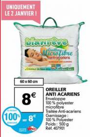 oreiller auchan 100% remboursé oreiller auchan 100% remboursé le 2 janvier 2013