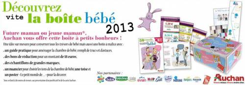 auchan boîte bébé 2013 auchan boîte bébé 2013 : boite de naissance offerte