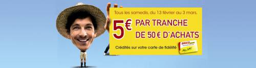 bricomarché 5? offerts bricomarché 5? offerts tous les 50? d'achats jusqu'au 3 mars 2013