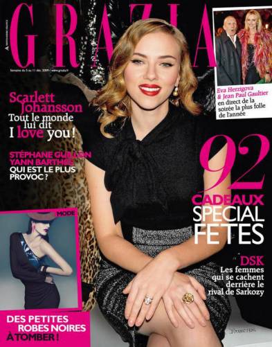 grazia : le magazine grazia numéro avec scarlette johanson