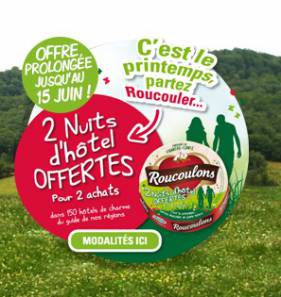 paysange roucoulons paysange roucoulons 2 nuits d'hôtel offertes