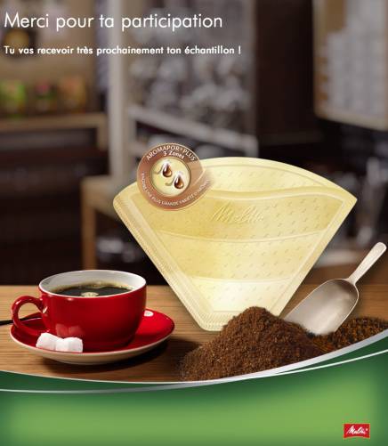 filtre café gratuit échantillon gratuit filtre à café melitta