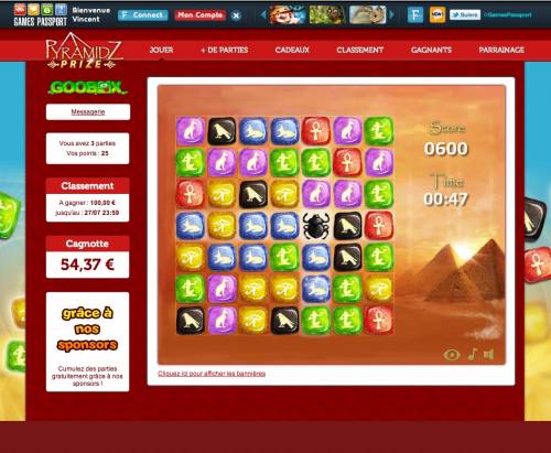 pyramidzprize pyramidzprice : casse-tête pour gagner des cadeaux