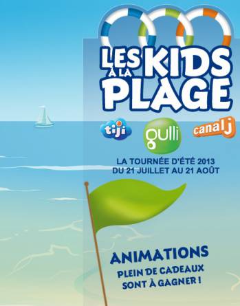 tournée gulli été 2013 tournées gulli été 2013 : les kids à la plage