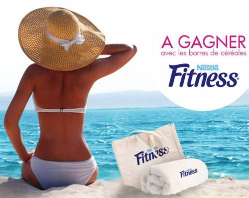 jeu nestlé fitness jeu nestlé fitness 150 kits de plage à gagner