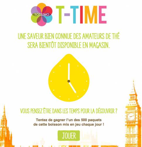 tassimo t-time tassimo t-time gagner capsule thé gratuite