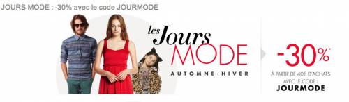 amazon les jours mode code promo amazon les jours mode : 30% de réduction immédiate