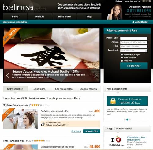 balinea balinea : bons plans bien-être et beauté