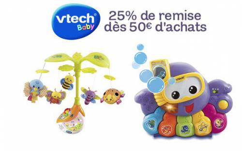 vtech baby noël 2013 vtech baby noël 2013 : 25% de réduction dès 50? d'achats