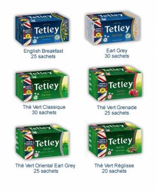 odr tetley odr thé tetley à 1? seulement prenez goût à l'angleterre