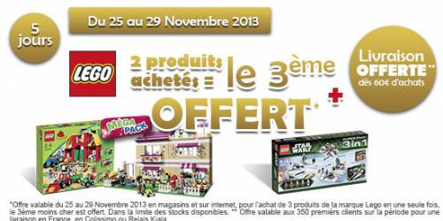 promo lego duplo noël 2013 promo lego duplo noël 2013 2 jouets achetés = le 3ème offert