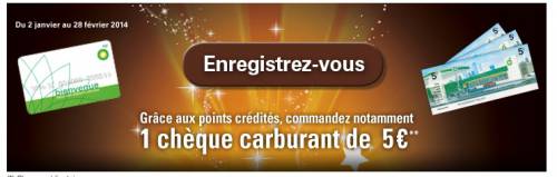 bp bienvenue : 1 chèque carburant offert carte bp bienvenue : 1 chèque carburant offert de 5? pour tout nouvel enregistrement