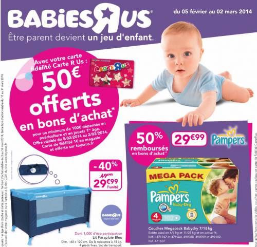 babies r us 50? offerts babies r us 50? offerts en deux bons d'achat