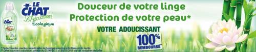 le chat adoucissant ecologique le chat adoucissant ecologique remboursé à 100%