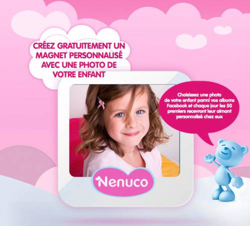 magnet photo enfant personnalisé magnet photo enfant personnalisé avec nenuco
