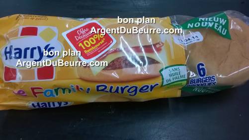 pain harrys burger 100% remboursé offre de remboursement pain harrys burger 100% remboursé