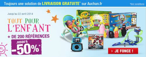 auchan jouets à -50% auchan jouets à -50%