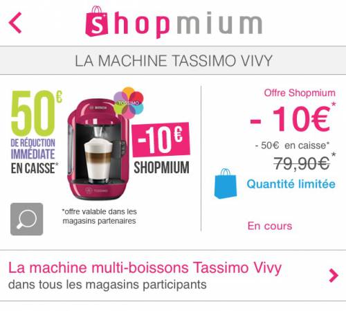 tassimo shopmium tassimo shopmium : 60? remboursés sur la tassimo vivy