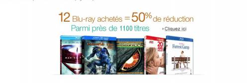 promo amazon 12 blu-ray à -50% promo amazon 12 blu-ray à -50%