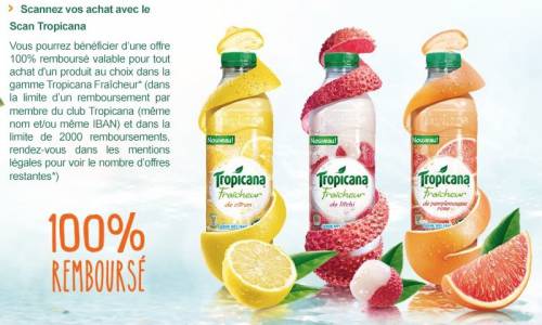 tropicana fraîcheur 100% remboursé tropicana fraîcheur 100% remboursé avec le club tropicana