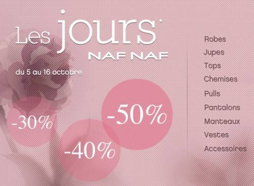 les 10 jours naf naf les 10 jours naf naf des promos avec des réductions