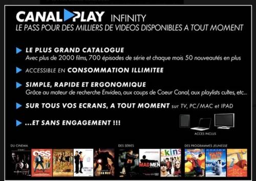 canalplay infinity canalplay infitiny vod illiimitée