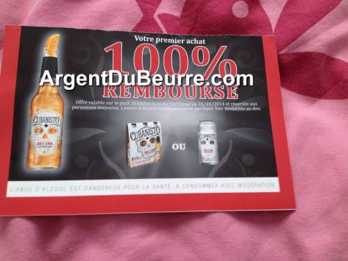 bière cubanisto 100% remboursé bière cubanisto 100% remboursé